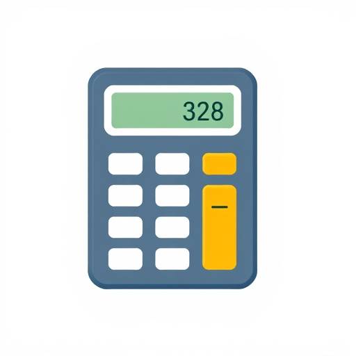 Icon representing a financial calculator