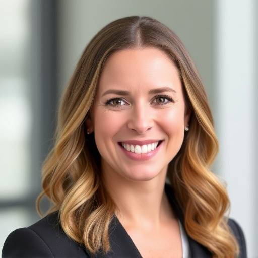 Portrait of Amelia Sterling, Lead Tax Strategist at Apex Financial Solutions.