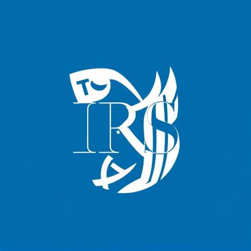 Stylized icon of the IRS website logo